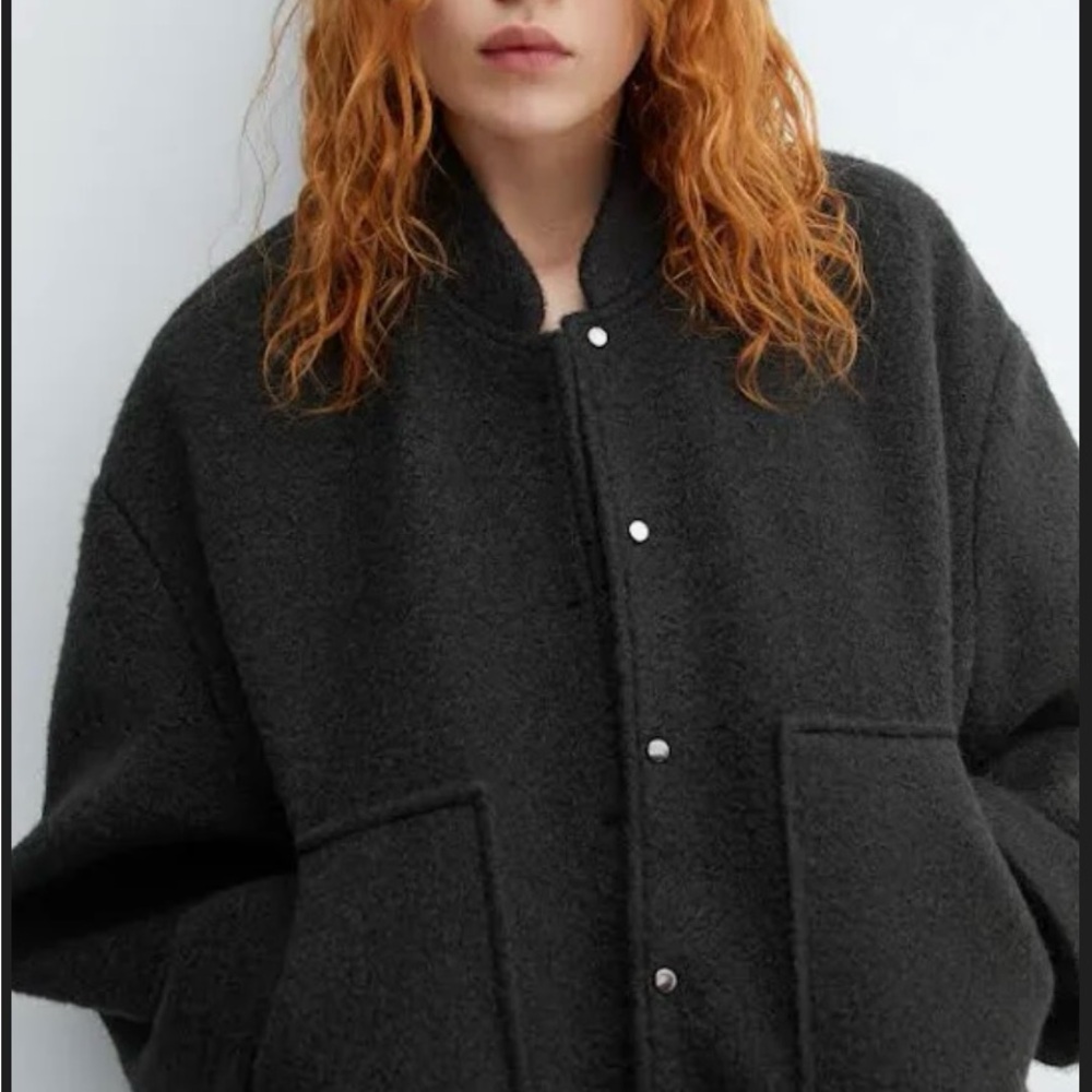 Women's Black Wool Jacket.